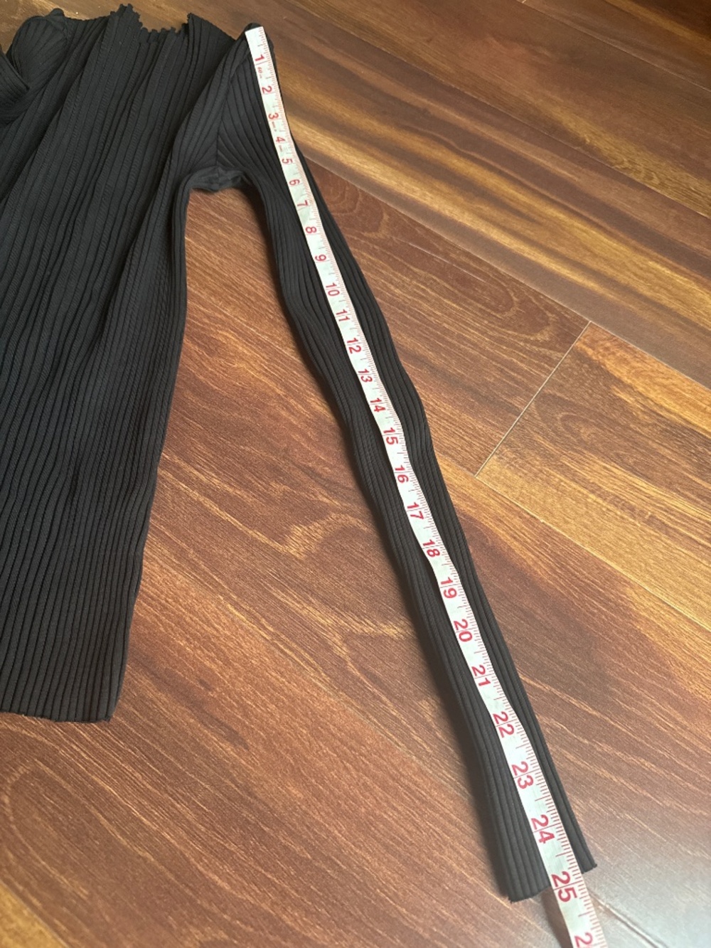 KOTN Ribbed Long Sleeve Black Shirt Size XS - Picture 7 of 7